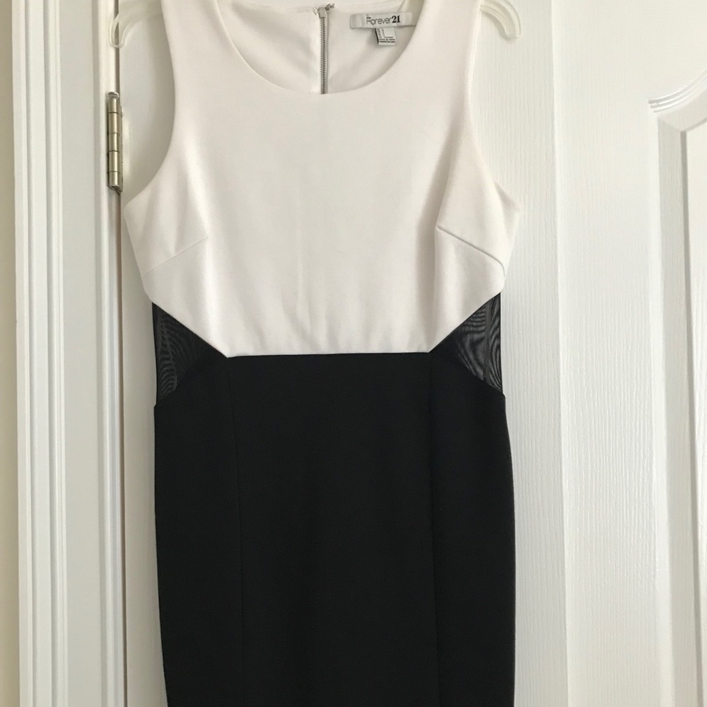 Black and white dress